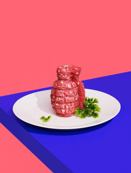 Photograph Ilka Franz Meat Grenade on One Eyeland