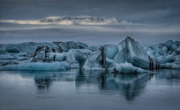 Photograph Peter Svoboda Floating Icebergs on One Eyeland