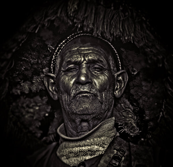 Photograph Ignacio Alvar  Thomas Morrocan Old Man on One Eyeland