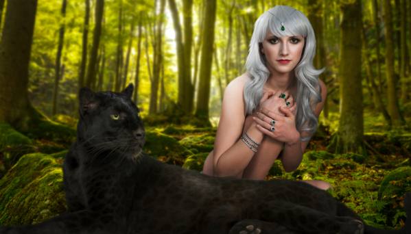 Photograph Gary Sheridan Jungle Zoe on One Eyeland