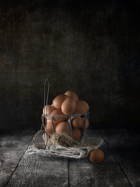 Photograph Steven Moeder Country Eggs on One Eyeland
