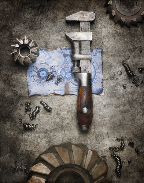 Photograph Steven Moeder Pipe Wrench on One Eyeland