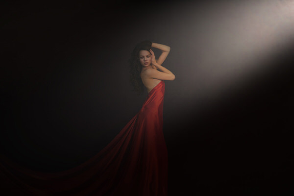 Photograph Peter Ilencik Girl In Red on One Eyeland