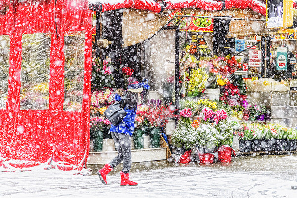 Photograph Mitchell Funk Colorful Snow Blizzard 2 on One Eyeland