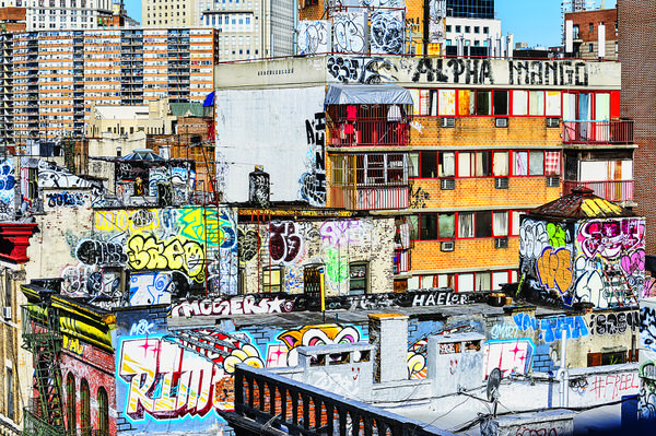Photograph Mitchell Funk Color City 2 on One Eyeland