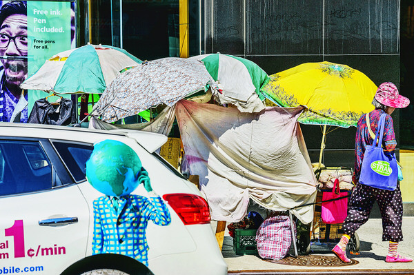 Photograph Mitchell Funk Nyc Street Color on One Eyeland