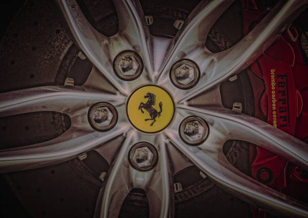 Photograph Duschan Tomic Ferrari 488 Italia Detail on One Eyeland