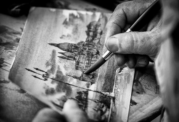 Photograph Annik Susemihl The Painter on One Eyeland