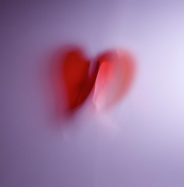 Photograph Francesco Zerilli Abstract Red Heart on One Eyeland