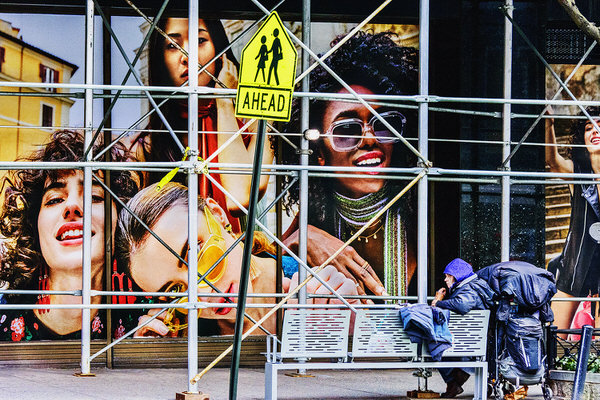 Photograph Mitchell Funk Homeless On The Street on One Eyeland