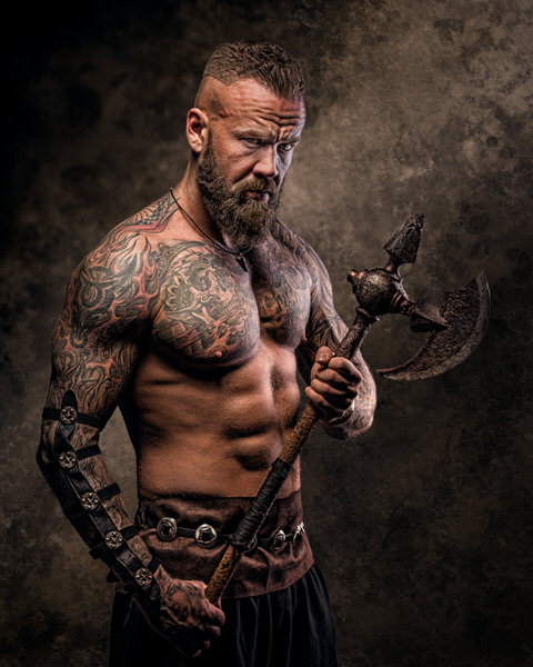 Photograph Petri Damsten Viking Stare on One Eyeland