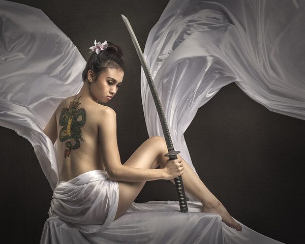 Photograph Peter Rooney Warrior on One Eyeland