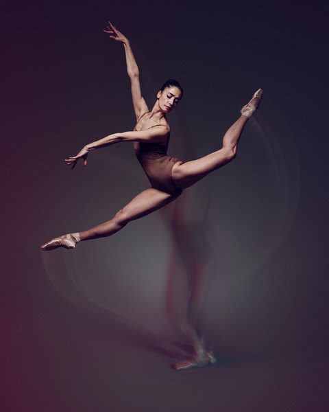 Photograph Charlie Surbey Ballet Dancer on One Eyeland