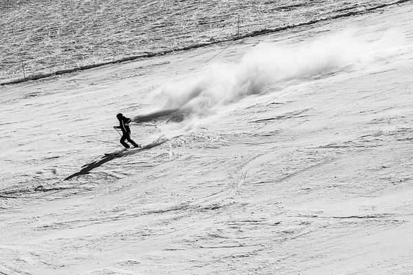 Photograph Martin Krystynek Skiing on One Eyeland