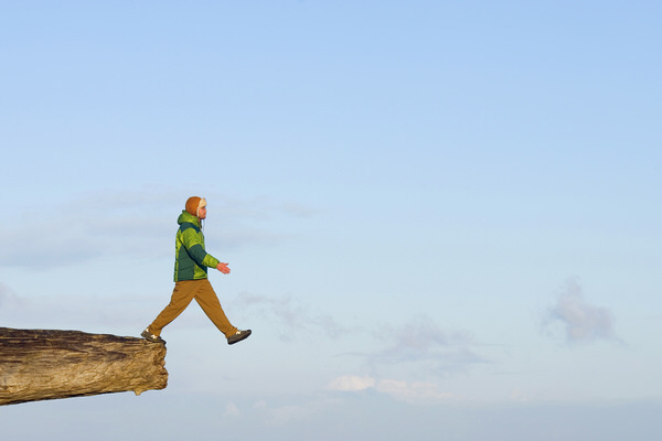 Photograph Woods Wheatcroft Over The Edge on One Eyeland