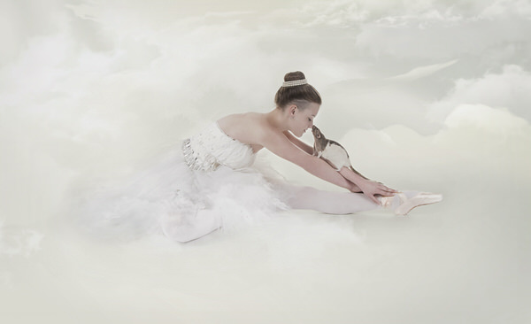 Photograph Carola Kayen Mouthaan Ballerina And Her Friend on One Eyeland