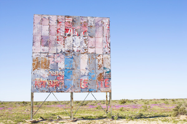 Photograph Woods Wheatcroft Baja Billboard on One Eyeland