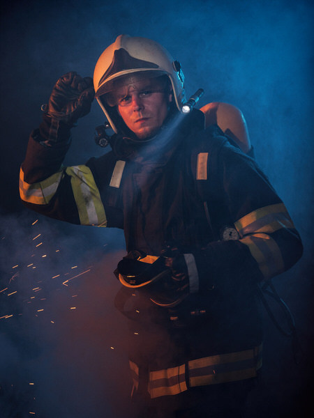 Photograph Michal Žíla Firefighter on One Eyeland
