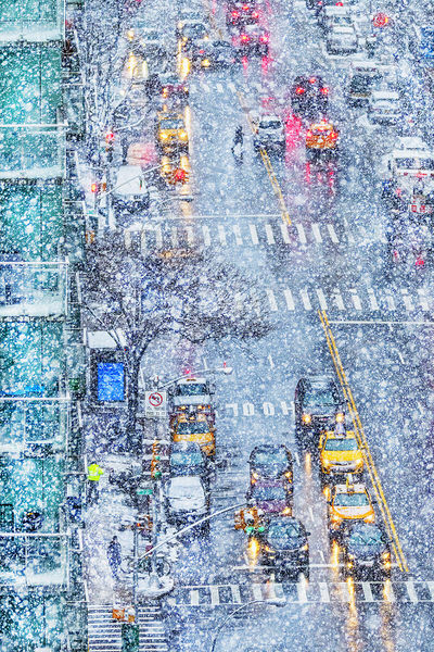 Photograph Mitchell Funk Snow From High Above on One Eyeland