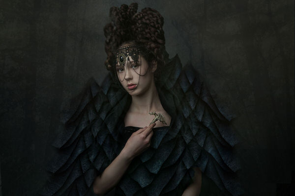 Photograph Kaat Stieber Dragon Girl on One Eyeland