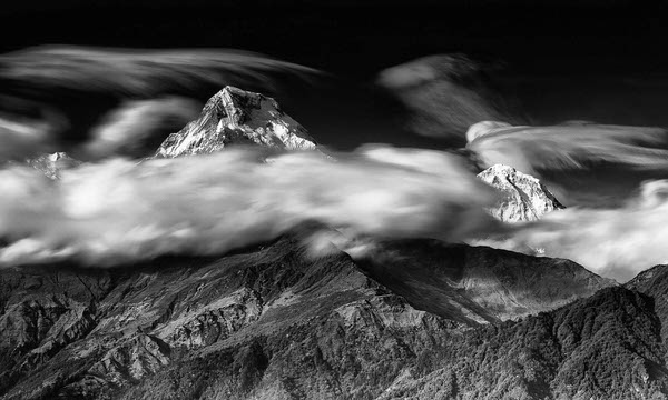Photograph Jeno Major Annapurna South on One Eyeland