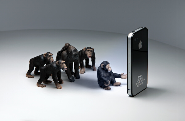 Photograph Elmer Laahne Monkey Phone 3001 on One Eyeland