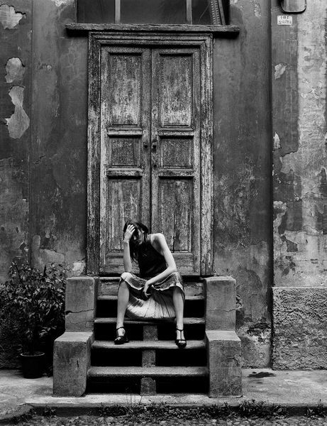 Photograph Christopher Tovo A Doorstep In Milan on One Eyeland