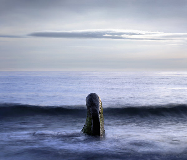 Photograph Elmer Laahne The Finger Stone Lofoten on One Eyeland