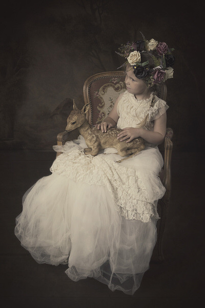 Photograph Carola Kayen Mouthaan Sweet Little Girl on One Eyeland