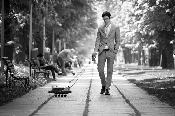 Photograph Andrei Grososiu Walking Erika on One Eyeland