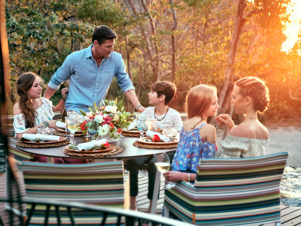 Photograph Kevin Steele Family Time Outdoor Dinner on One Eyeland