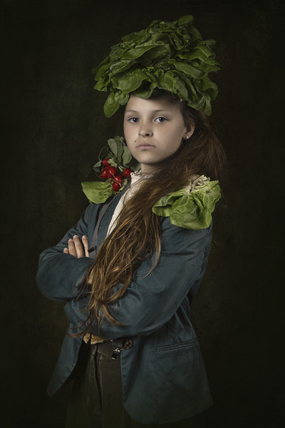 Photograph Carola Kayen Mouthaan Vegetable Girl on One Eyeland