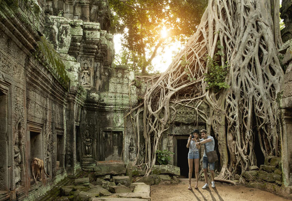 Photograph Ryan Forbes Cambodian Temple on One Eyeland