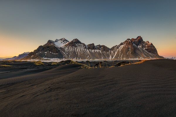 Photograph Pedro Banos Photography Stokksnes Sunset on One Eyeland