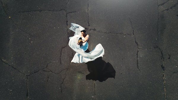 Photograph Monika Krilaviciene Spining on One Eyeland