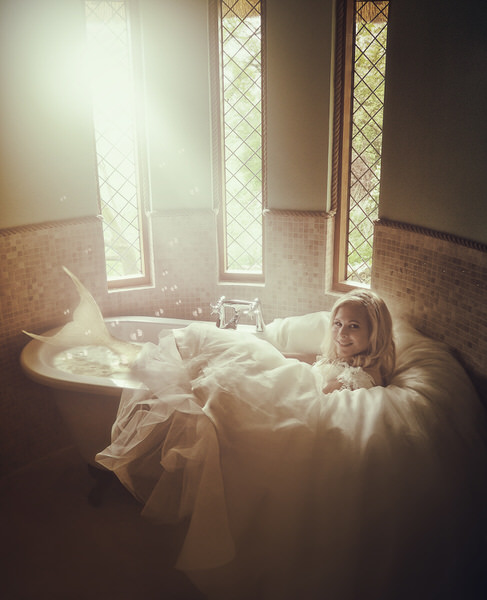 Photograph Vicki Lea Boulter Bride At Wedding Venue Mermaid Fun on One Eyeland