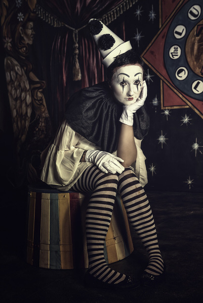 Photograph Vicki Lea Boulter Pierrot on One Eyeland