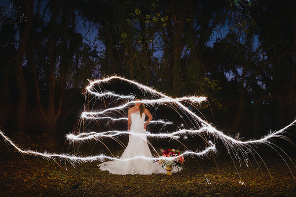 Photograph Wynand Van Der Merwe Sparkler Magic At Hertford Country Hotel on One Eyeland