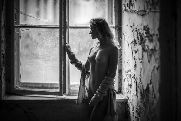 Photograph Jozef Danyi In The Window on One Eyeland
