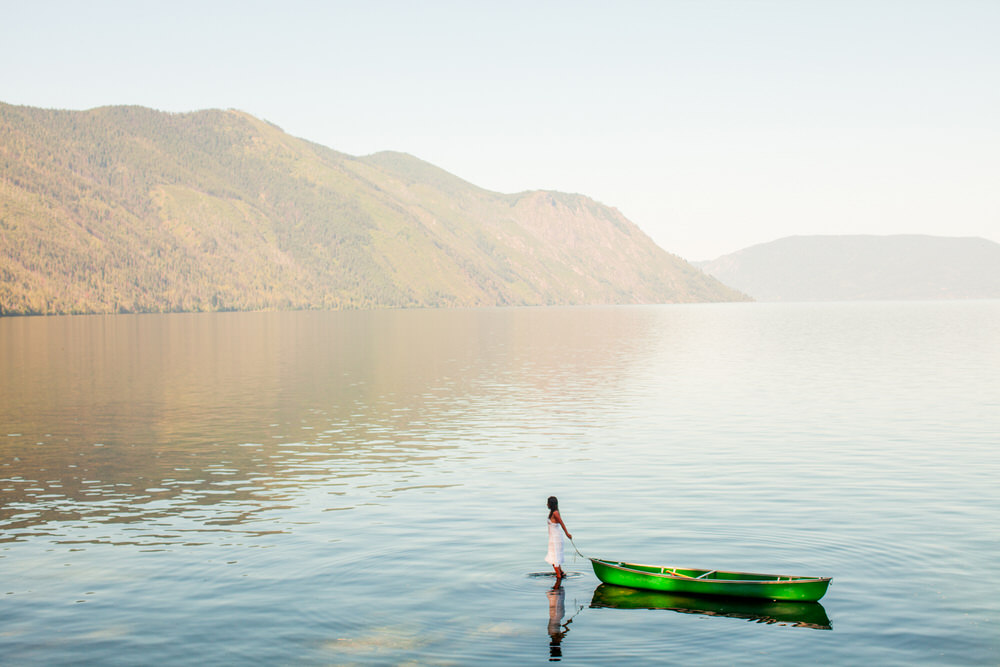 Photograph Woods Wheatcroft The Lake on One Eyeland