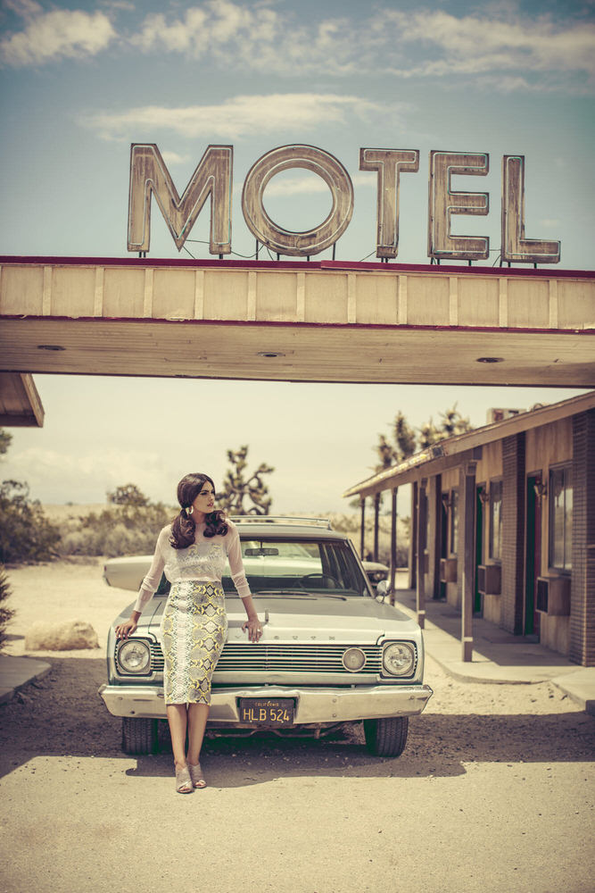 Photograph Patrick Curtet Alicia Motel on One Eyeland