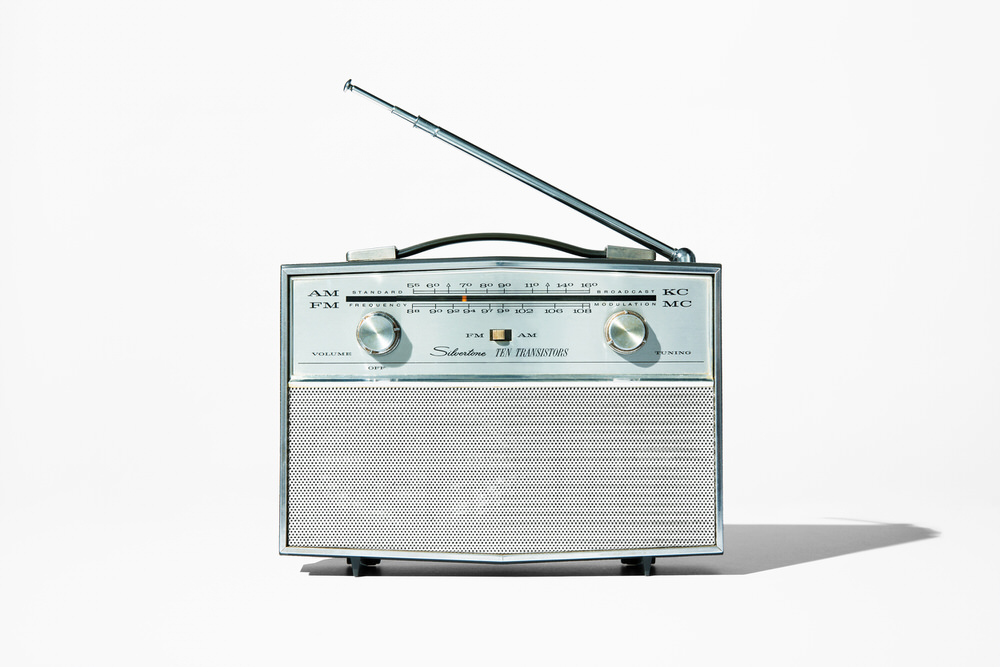 Photograph David Stinson Silvertone Transistor Radio 1 on One Eyeland