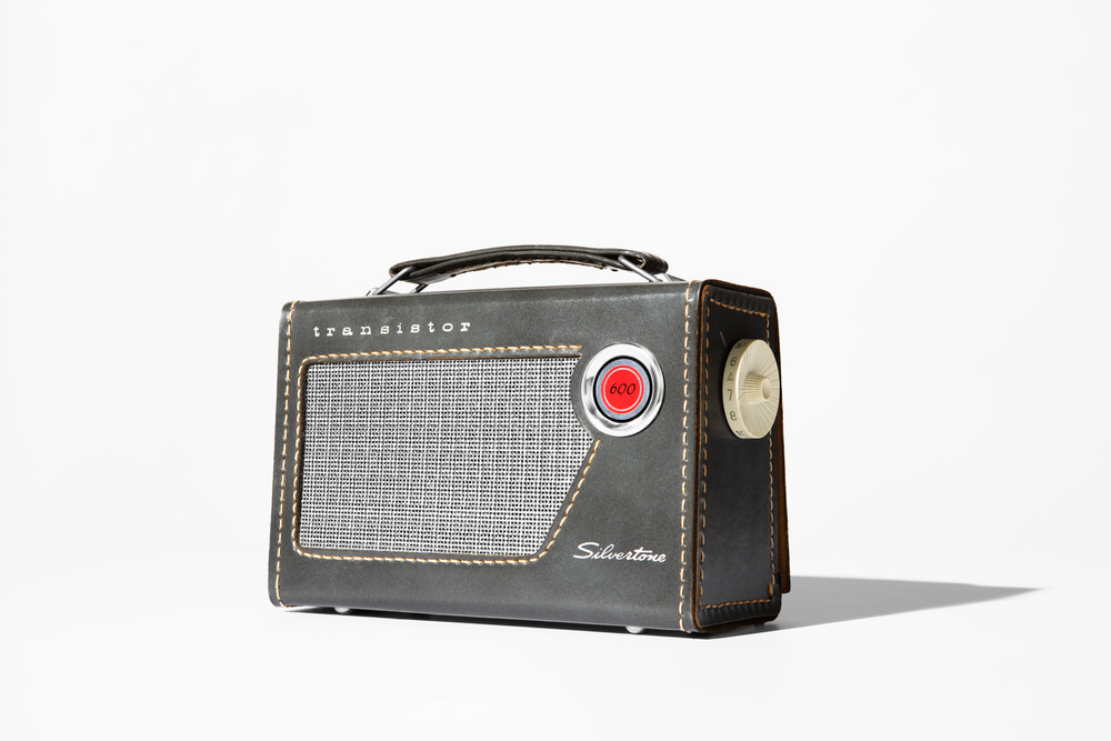 Photograph David Stinson Silvertone Transistor Radio 3 on One Eyeland