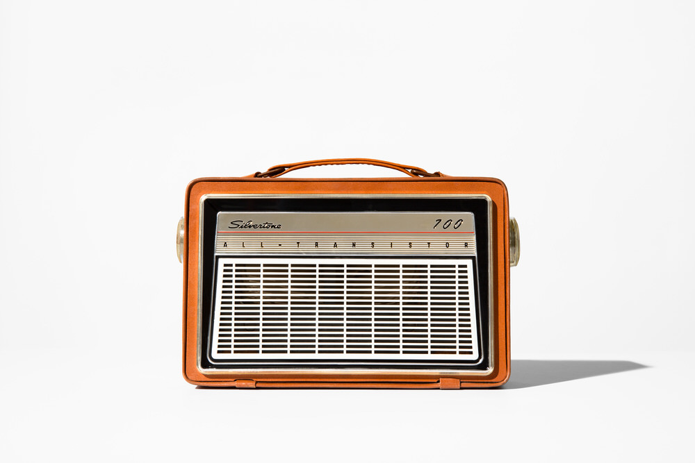 Photograph David Stinson Silvertone Transistor Radio 4 on One Eyeland