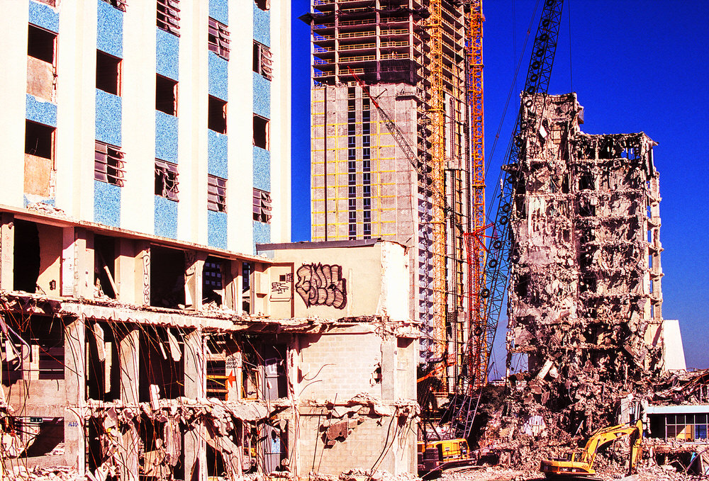 Photograph Mitchell Funk Demolition on One Eyeland