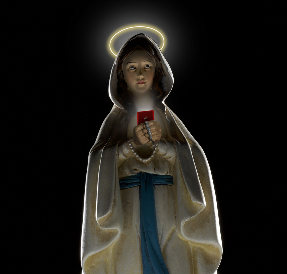 Photograph Francesco Zerilli Virgin Mary Texting on One Eyeland