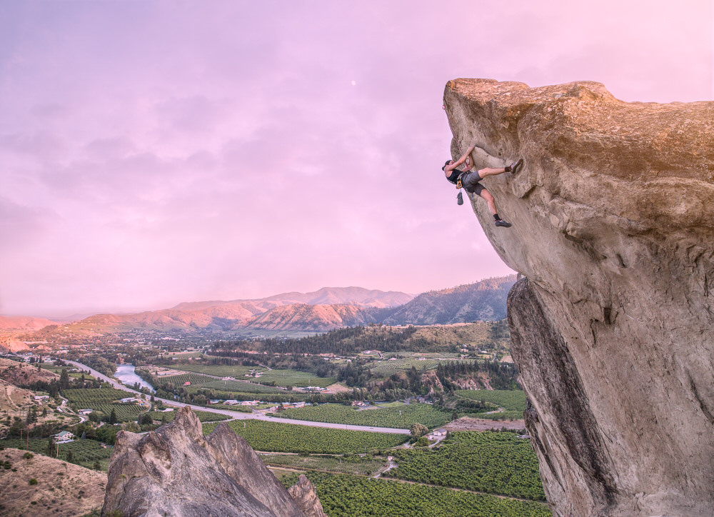 Photograph Mac Holt Peshastin Pinnacles Rock Climbing on One Eyeland