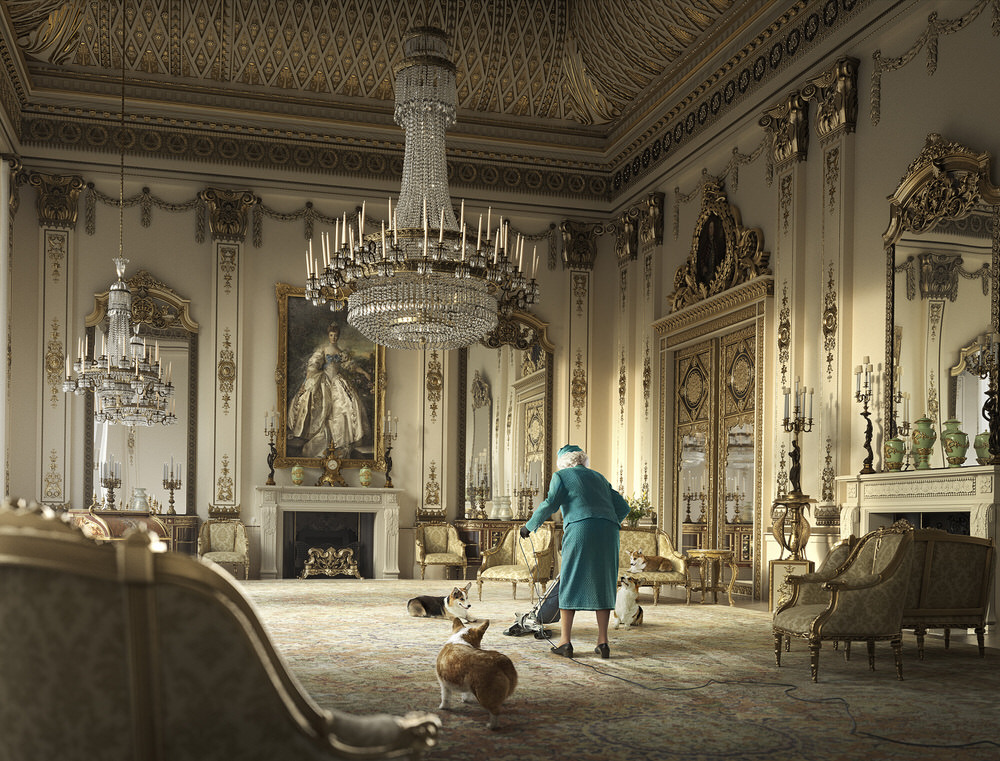 Photograph Andy Goodwin Queen 3 Vacuuming on One Eyeland