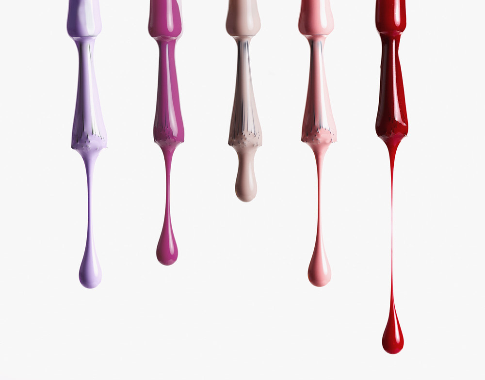 Photograph Mark Mawson Dipping Nail Varnish on One Eyeland