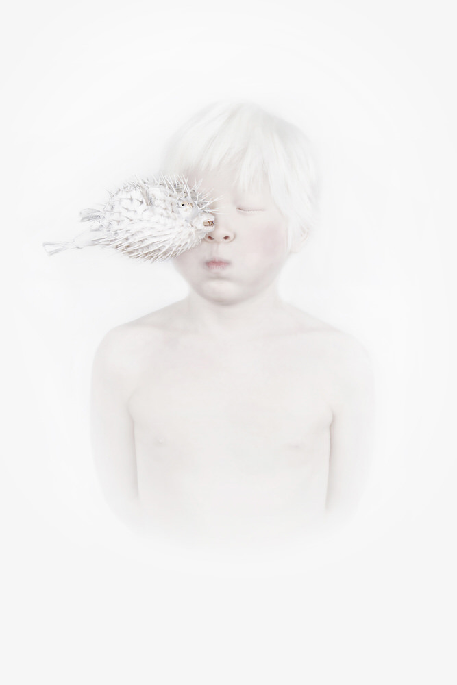 Photograph Carola Kayen Mouthaan My Blow Fish on One Eyeland